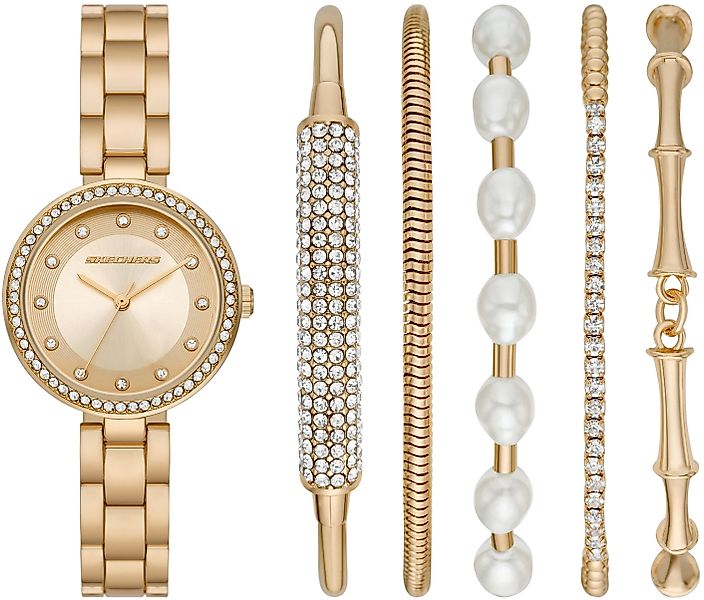 Skechers Quarzuhr BRACELET GLITZ SET SR9084, günstig online kaufen