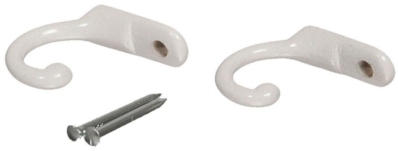 Liedeco Zierhaken, Gardinen, Vorhänge, (Set, 2-St), günstig online kaufen