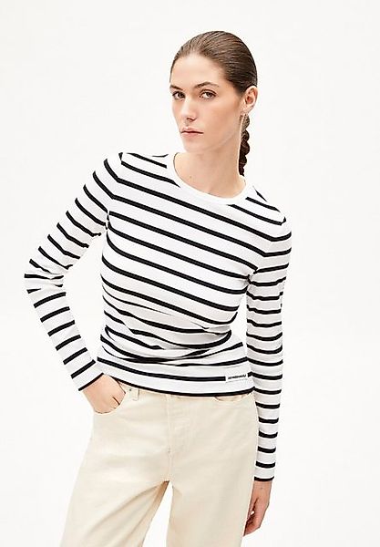Armedangels Longsleeve MAYWAA STRIPES Damen Bio-Baumwoll Mix günstig online kaufen