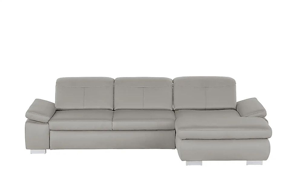 Lounge Collection Ecksofa aus Mikrofaser Kathrin ¦ grau ¦ Maße (cm): B: 309 günstig online kaufen