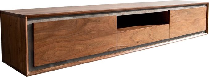 DELIFE Lowboard Stonegrace, Akazie Braun Steinfurnier günstig online kaufen