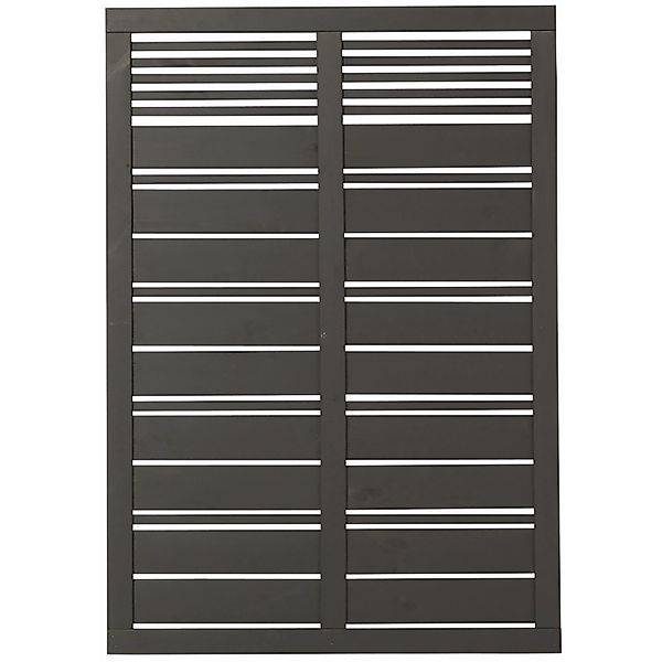 Sichtschutzzaun Silence Nadelholz Umbragrau 120 cm x 170 cm günstig online kaufen