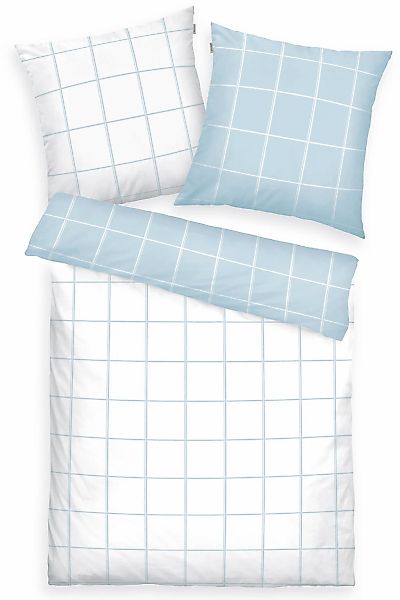 TOM TAILOR HOME Bettwäsche "LARGE CHECK in Gr. 135x200cm oder 155x220cm" 2 günstig online kaufen