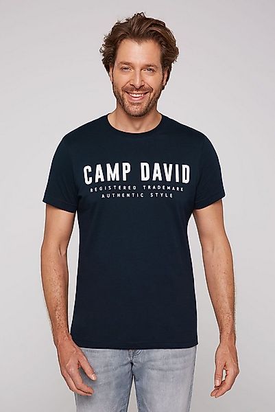 CAMP DAVID T-Shirt mit Logo-Print auf der Vorderseite günstig online kaufen