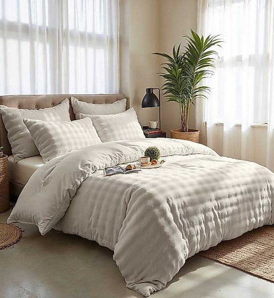 Sitheim-Europe Bettwäsche Bettwäsche-Set Bettbezug Pom Pom, 2 teilig günstig online kaufen