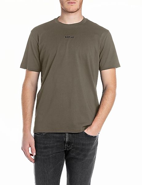 Replay Herren Rundhals T-Shirt BASIC JERSEY 30/1 Regular Fit günstig online kaufen