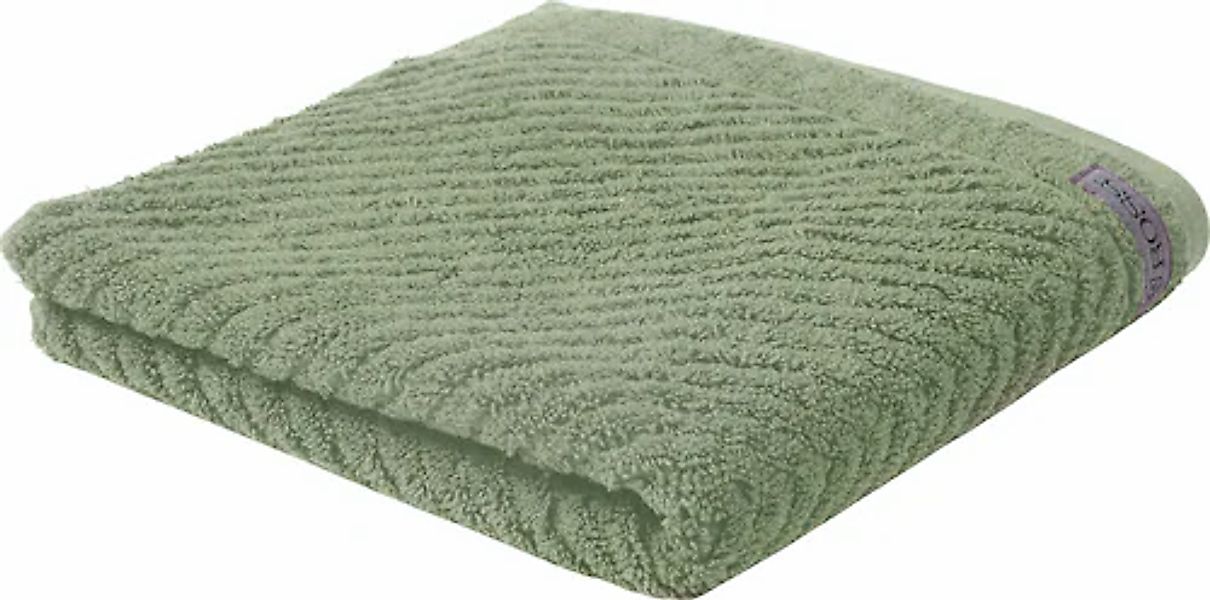 ROSS Duschtuch »Smart« Uni-Rippe mit Velourslabel günstig online kaufen