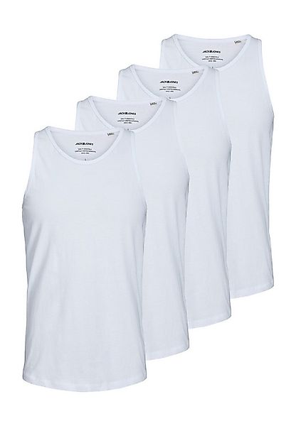 Jack & Jones Unterhemd 4er Pack Jacbasic (Spar-Set, 4-St) Unterhemd / Tankt günstig online kaufen