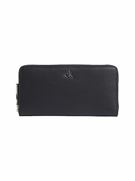 Calvin Klein Geldbörse "CK RE-LOCK LARGE ZIP AROUND", Damen Geldbeutel, Por günstig online kaufen