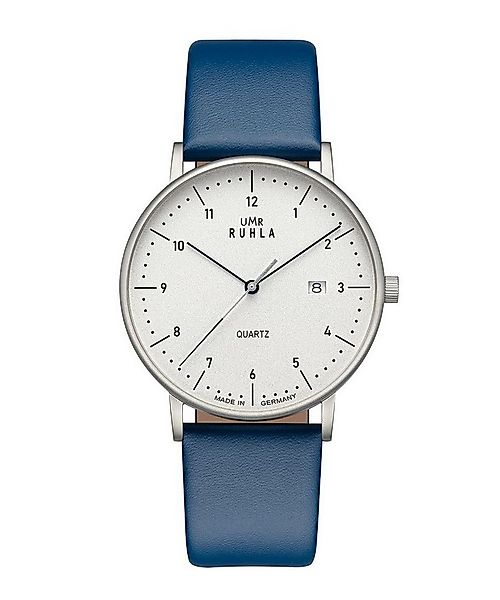 UMR Ruhla Quarzuhr Classic Herrenuhr – Made in Germany – 30431-BL, mit Lede günstig online kaufen