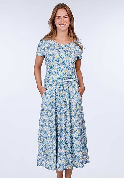 Sorgenfri Sylt Sommerkleid Malind poppy Taillenraffung günstig online kaufen