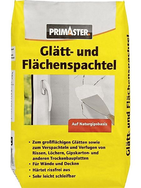 Primaster Spachtelmasse Primaster Glätt- u. Flächenspachtel 10 kg günstig online kaufen