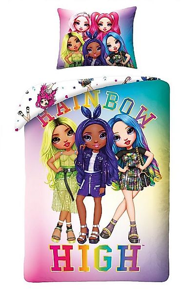 Rainbow High Kinderbettwäsche Rainbow High Bettwäsche 160 x 200 cm günstig online kaufen