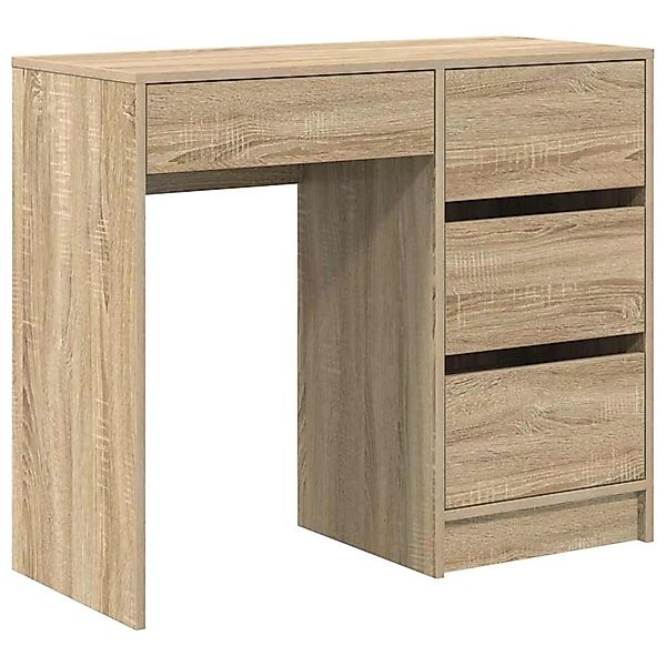 vidaXL Schreibtisch Sonoma-Eiche 90 x 37,5 x 75 cm Holzwerkstoff 869492 günstig online kaufen