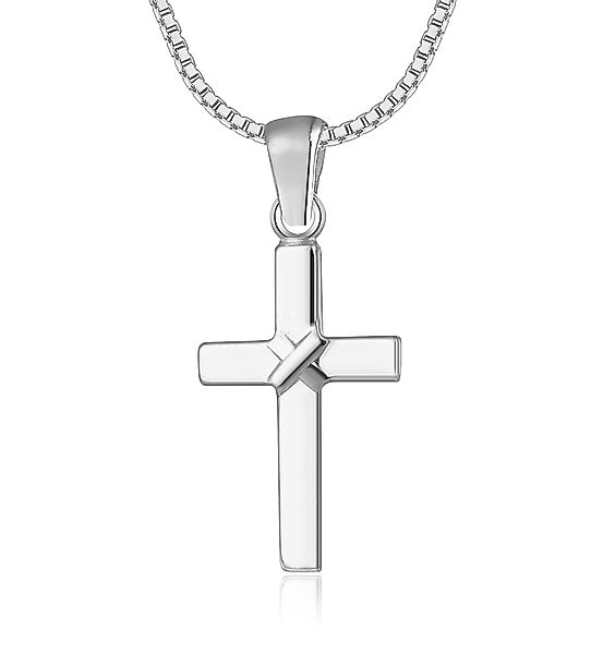 NAHLE Kette mit Anhänger Kreuz Silberkette günstig online kaufen