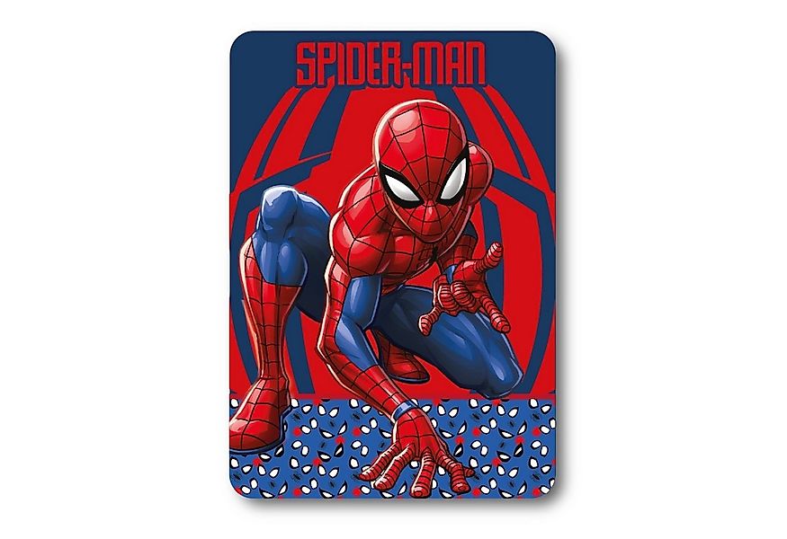 Wohndecke Marvel Spiderman Kuscheldecke Kinderdecke 100x140 Sofa Bett, Text günstig online kaufen