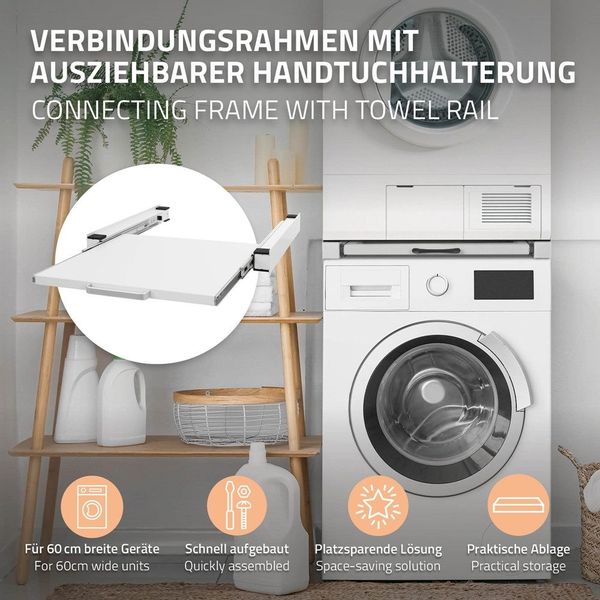 ML-DESIGN Zwischenbaurahmen Waschmaschinenzubehör Stapelrahmen Verbindungra günstig online kaufen