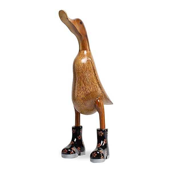 Rikmani Dekofigur Holzfigur Ente Stiefel - günstig online kaufen