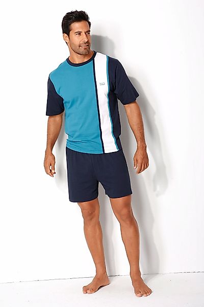 H.I.S Pyjama, (2 tlg., 1 Stück), Schlafanzug mit breitem Streifen günstig online kaufen