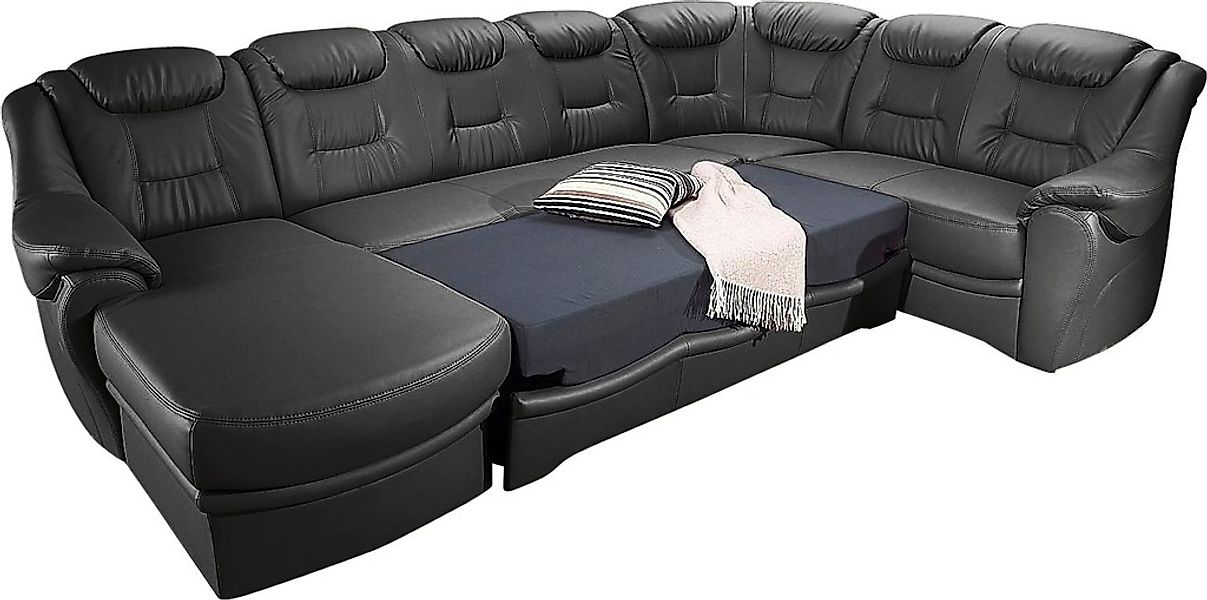sit&more Wohnlandschaft »Bellevue U-Form«, wahlweise mit Bettfunktion günstig online kaufen