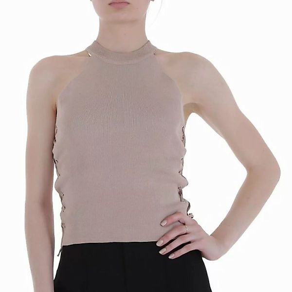 Ital-Design Tanktop Damen Freizeit (80171095) Cold Shoulder Stretch Top in günstig online kaufen