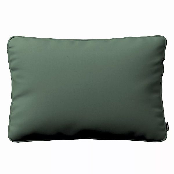 Kissenhülle Gabi mit Paspel 60x40cm, grün, 60 x 40 cm, Leinen (159-08) günstig online kaufen