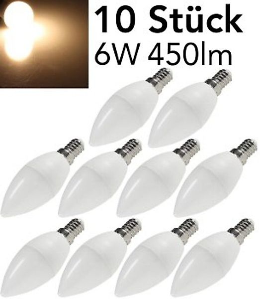 ChiliTec LED-Leuchtmittel E14, 6W, 3000K, 450lm, günstig online kaufen