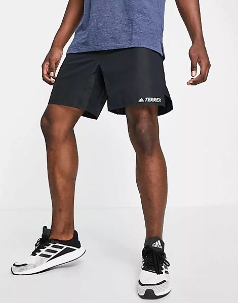 adidas – Terrex – Trail-Shorts in Schwarz günstig online kaufen