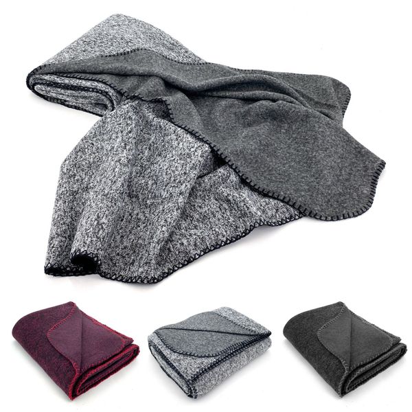 Wohndecke Strick Kuscheldecke Super Soft Fleece günstig online kaufen