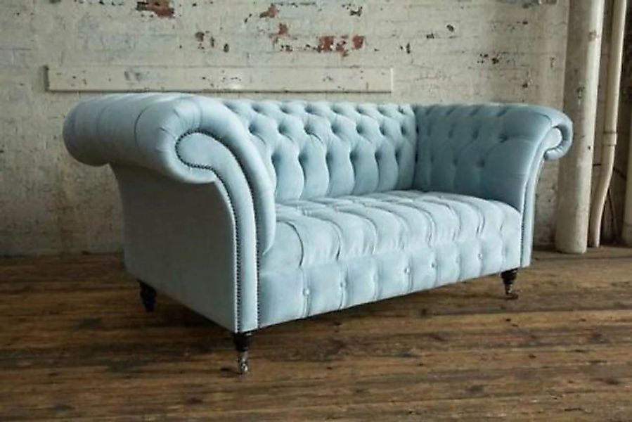 JVmoebel Sofa Chesterfield Leder Couch Sofa 2 Sitzer Sofas Design Luxus günstig online kaufen