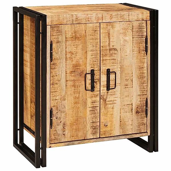 vidaXL Nachttisch Braun 38 x 33 x 58 cm Massives, Grobes Mangoholz 4102775 günstig online kaufen