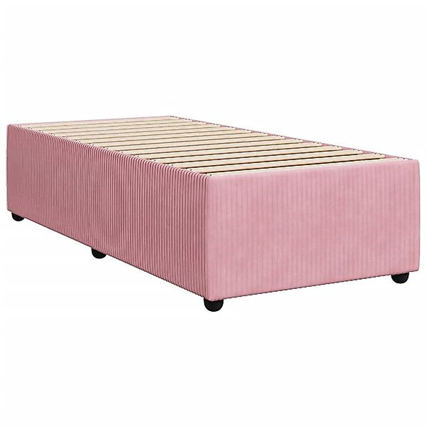 vidaXL Bett Bettgestell Rosa 90x200 cm günstig online kaufen