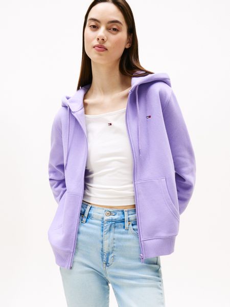 Tommy Jeans Sweatjacke "TJW REG S FLAG ZIP THRU" mit Logostickerei günstig online kaufen