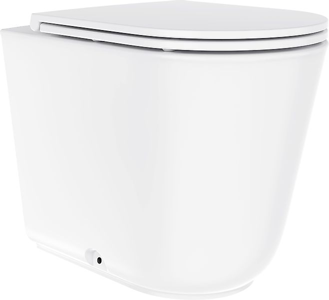 welltime Tiefspül-WC Cascata Design, bodenstehend, Abgang günstig online kaufen