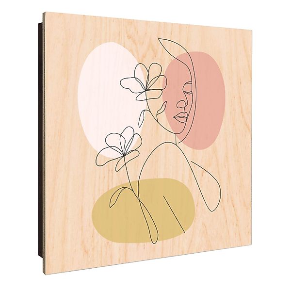 Banjado Großer Schlüsselkasten Holz 30x30cm Schwarz Scharnier Links 50 Hake günstig online kaufen