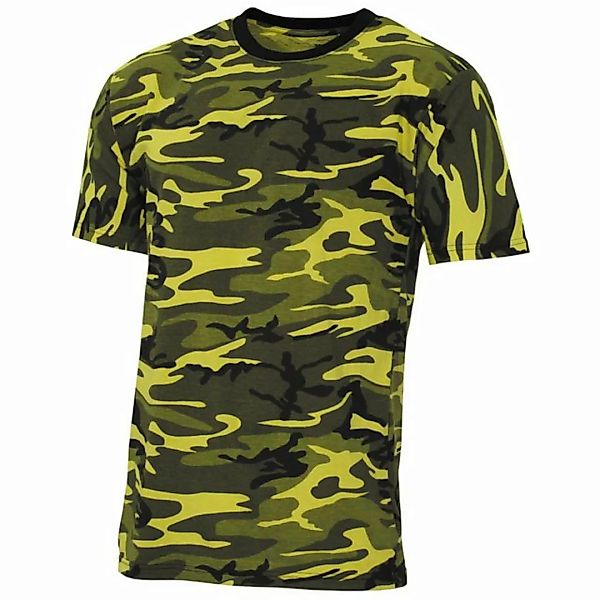 MFH T-Shirt MFH US T-Shirt, "Streetstyle", 140-145 g/m², gelb-camo (1-tlg) günstig online kaufen