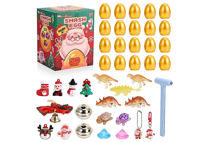 BlingBin Spielzeug-Adventskalender Weihnachts-Überraschungsei, Weihnachtsge günstig online kaufen