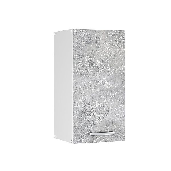 Vicco Hängeschrank R-Line, Beton/Weiß, 30 cm günstig online kaufen