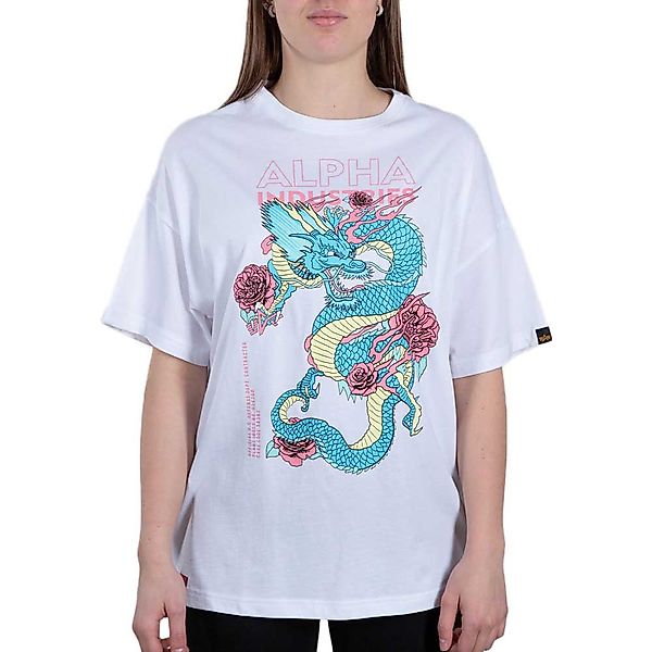 Alpha Industries Heritage Dragon Os T-shirt S White günstig online kaufen