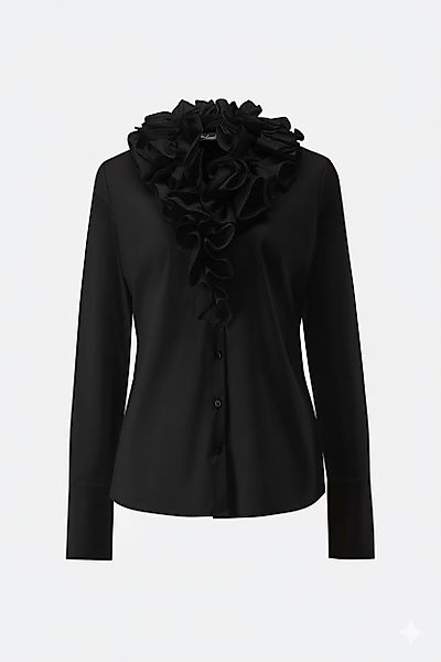 Bluse mit Rüschen und Stretch günstig online kaufen