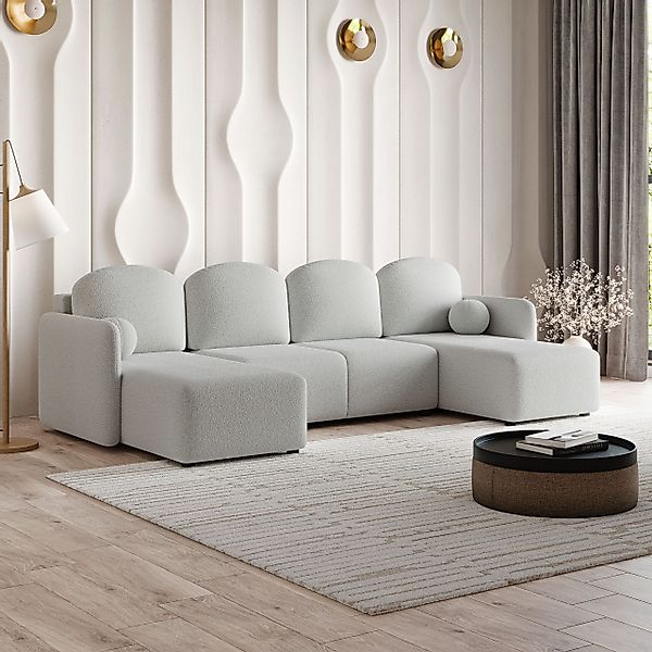 Masseno Ecksofa NUBERO mit Schlaffunktion U-Form, günstig online kaufen