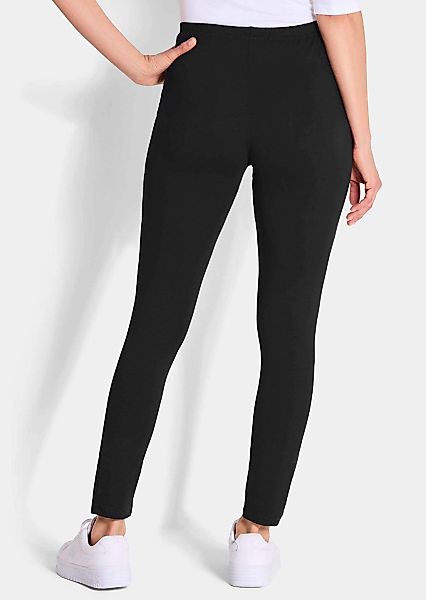 GOLDNER 2-in-1-Hose "Kurzgröße Bequeme Baumwoll-Leggings, 2-Stück" günstig online kaufen