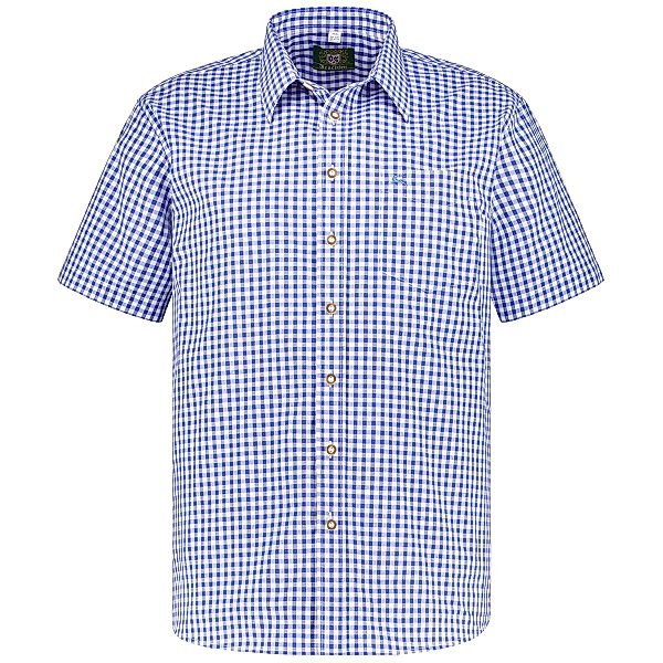 Orbis Trachtenhemd aus Baumwollmischung Farbe blau Größe: 5XL günstig online kaufen