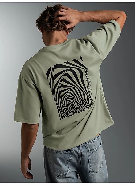 Trigema T-Shirt "TRIGEMA T Shirt mit abstraktem Print" 1 günstig online kaufen