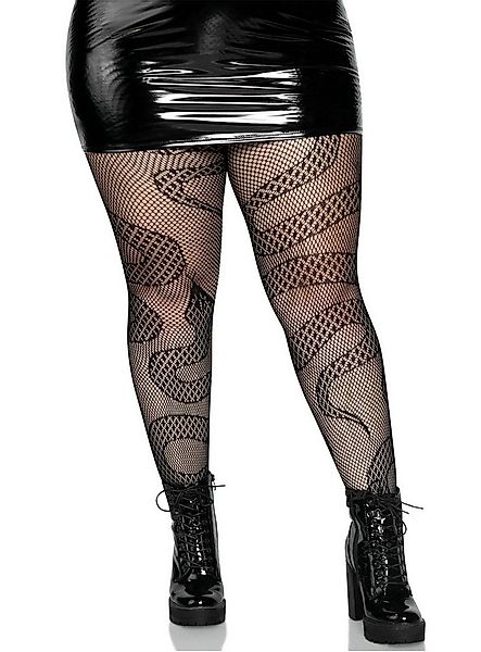 Leg Avenue Strumpfhose Snake Strumpfhose XXL - für Halloween Kostüm Damen ( günstig online kaufen