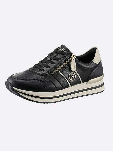 Remonte Plateausneaker, Freizeitschuh, Halbschuh, Schnürschuh mit seitliche günstig online kaufen