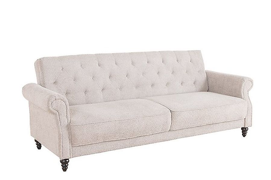 riess-ambiente 3-Sitzer MAISON BELLE AFFAIRE 220cm greige · Schlafsofa mit günstig online kaufen