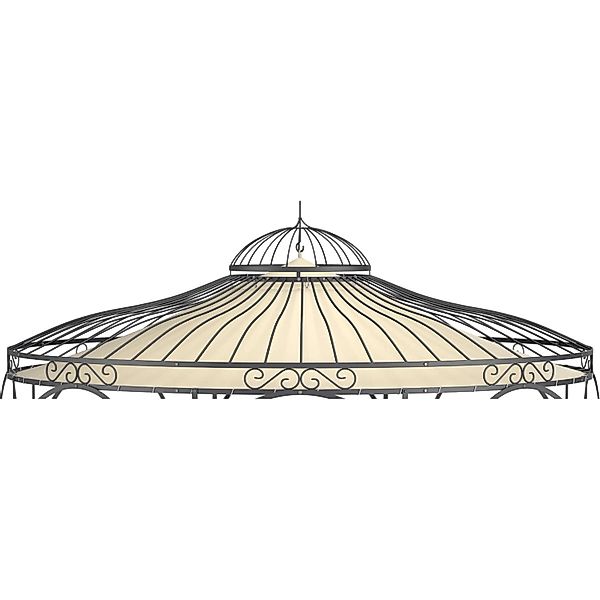 Eleo Sonnensegel Florenz Ø 370 cm für Pavillon Florenz Ecru günstig online kaufen