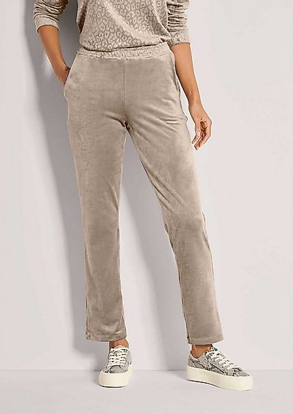 MADELEINE Schlupfhose Elegante Hose mit Leo-Print Schlupfbund und seitliche günstig online kaufen