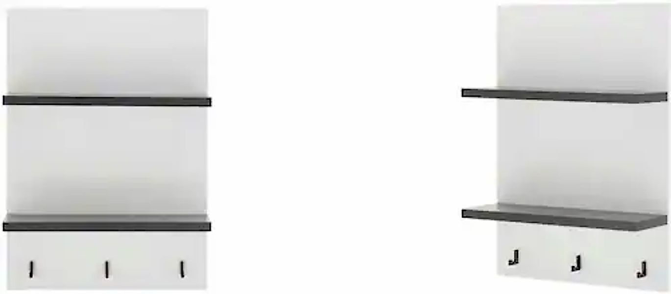 Home affaire Wandregal »Sherwood«, Breite 60 cm, in modernem Holz Dekor, 28 günstig online kaufen